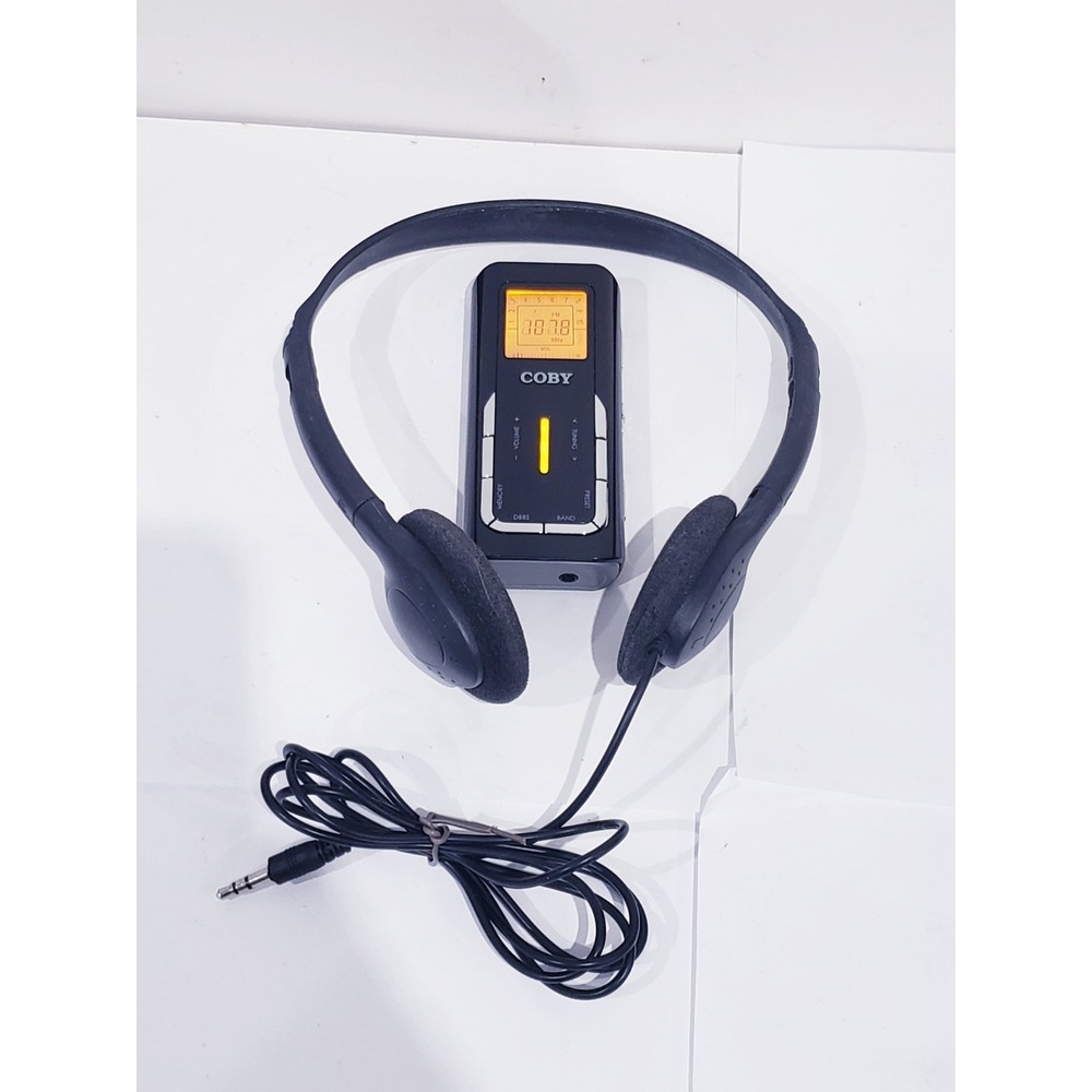 Coby CX90 Digital Pocket Am/FM Radio - Tested & Working